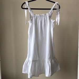 100% white cotton summer dress.